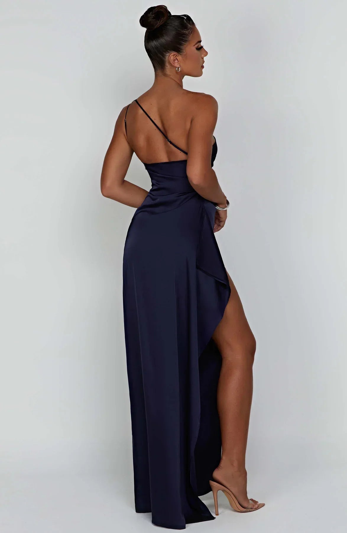 Robe longue Evelina - Marine