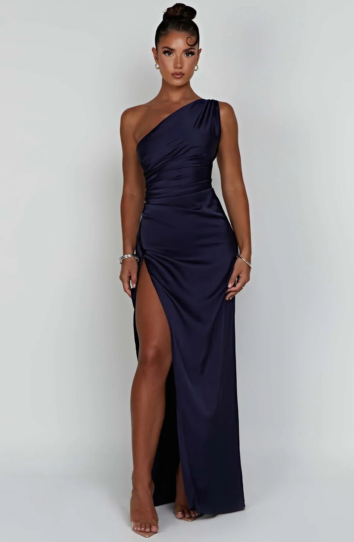 Robe longue Evelina - Marine