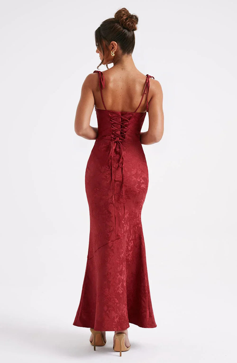 Robe longue Isabella - Rouge